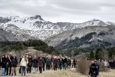 συγγενείς και φίλοι στο δυστύχημα της Germanwings