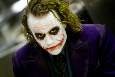 ο joker απο την ταινία Dark Knight