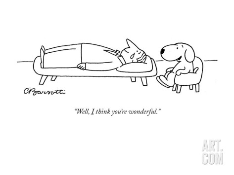 charles barsotti well i think you re wonderful new yorker cartoon