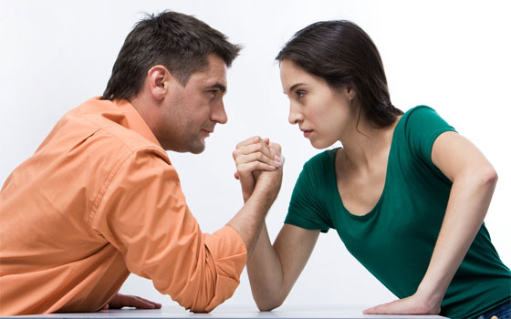 man and woman
